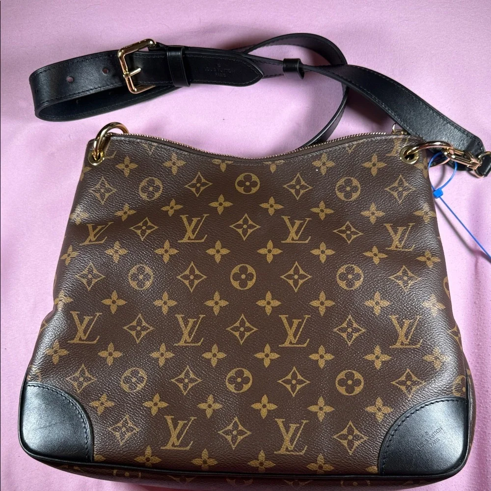 Louis Vuitton Odeon Monogram Brown and Black Shoulder Bag - Picture 2 of 16